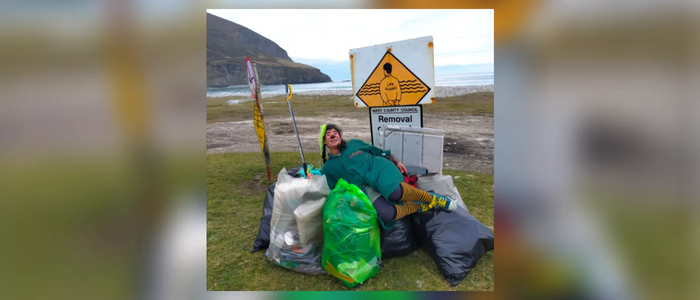 Clown-led Beach Clean & Show